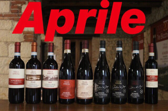 Aprile non è un mese, è il consiglio di <a href="/VILLASPINOSA/">Villa Spinosa</a> per questo weekend 🍷🍷🍷 #villaspinosa #valpolicella #redwine #madeinitaly #sharethevine