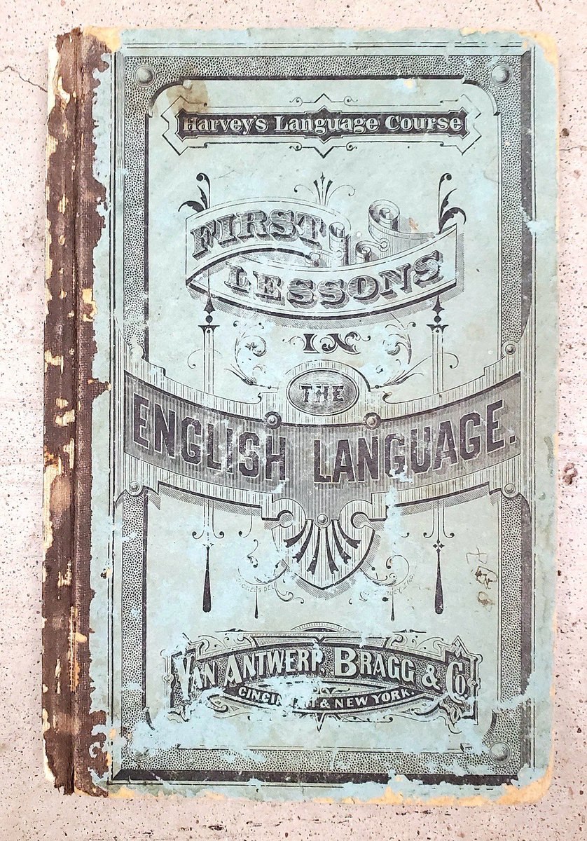 drpoundhouse's tweet photo. Sarah Pound’s book: First Lessons in the English Language, was published in 1875. When was the last time you hand-wrote a letter and who was it written to? Reply in our comments, we’d love to hear from you! https://t.co/ShUqgtEuqK