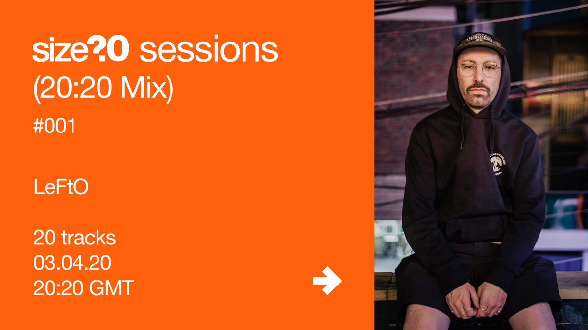 size? (@sizeofficial) on Twitter photo Live now, head over to our new Mixcloud page to listen to the inaugural size? sessions (20:20 Mix) series. First up veteran Belgian-DJ <a href="/LeFtO/">Lefto Early Bird</a>. Listen now at: bit.ly/2R80dm1 Live now, head over to our new Mixcloud page to listen to the inaugural size? sessions (20:20 Mix) series. First up veteran Belgian-DJ <a href="/LeFtO/">Lefto Early Bird</a>. Listen now at: bit.ly/2R80dm1