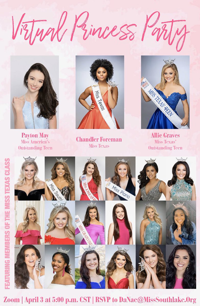 Miss Texas (@MissAmericaTX) on Twitter photo 2020-04-03 14:46:48