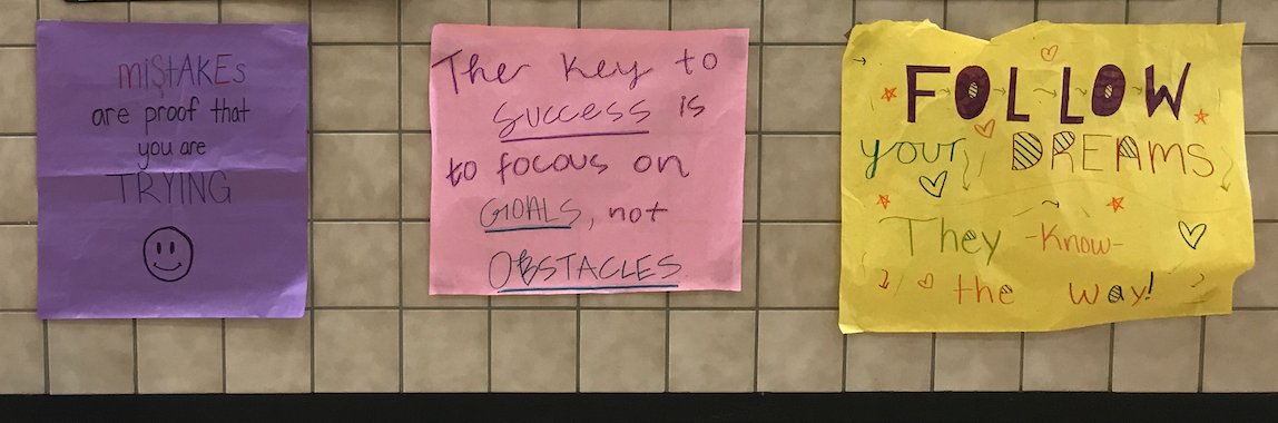 tsmspals's tweet photo. Before spring break our PALs made 100 positivity posters to help boost morale on campus for that final stretch to the end of the year. We didn't know that the rest of our year would go quite like this. We are missing our @TSMSKeller Family #IAmAPAL #nationalPALday @OfficialPAL https://t.co/fkmPxmvQTE