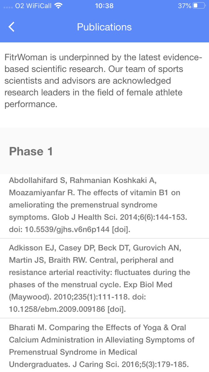 Have you updated FitrWoman recently? You may have noticed some changes... we’ve updated the phase content and publication list in line with the current research and understanding. We’re proud to be evidence-based and we will keep learning and reading and educating #evidencebased