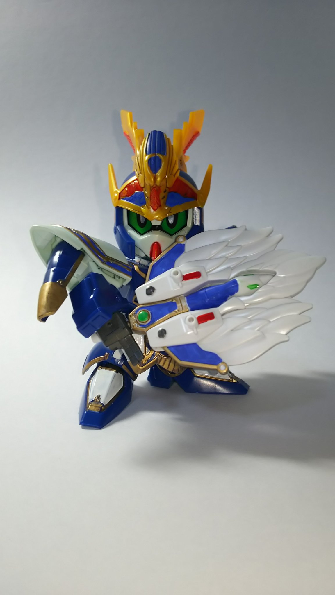 Mokeo 孔明リ ガズィ アニメ版キットは今買えないからbb戦士版 羽扇は鳥にもなるけど写真撮り忘れたよ 孔明が リ ガズィって最初は意外と思ったけど 後々の展開を知るとなるほど納得 漫画版の戦神決闘編も大変熱いのでお薦め 小道具で竹簡が付い