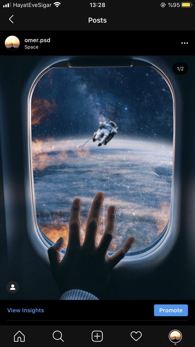 @Photoshop Just a short story. Lost in space! #CreatingFromHome 🥰