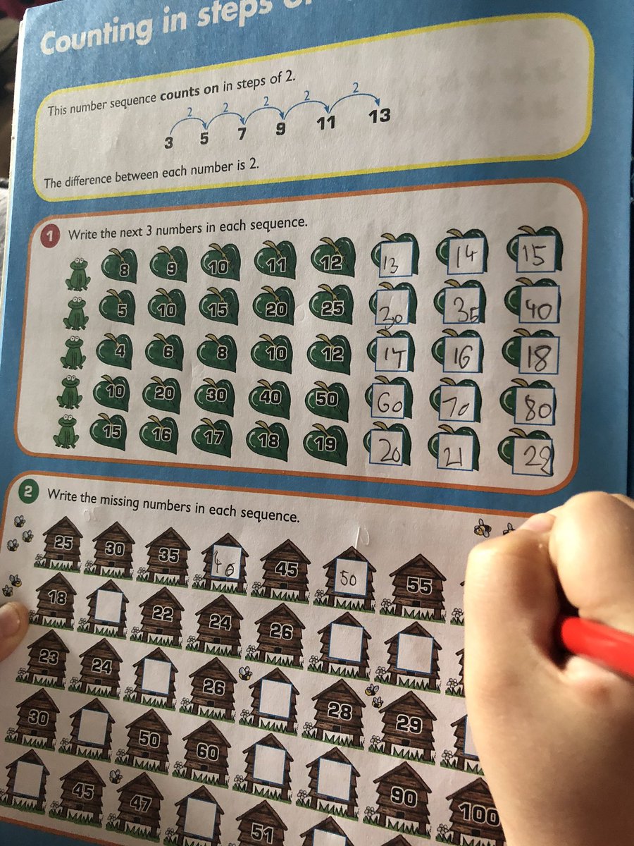 K is doing a work book today for maths📝 @mrsshorney @PPS_Seren
