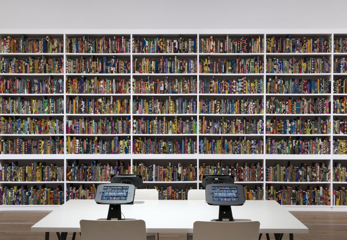 Split Yinka Shonibare’s The British Library into its constituent parts: 6,328 books, a website, the stories users share. These are sculptural, software-based, performative. Each asks for a different approach. How these are then applied affects what the work ‘becomes’. 5/