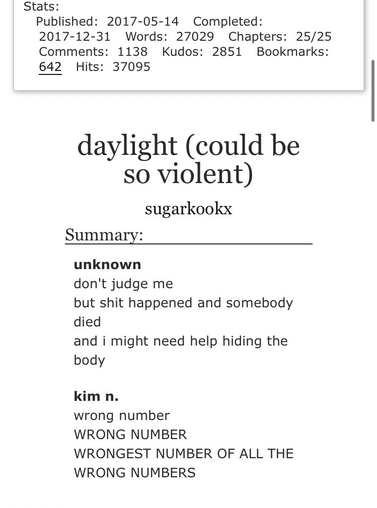 19. daylight (could be so violent)(sugarkookx)➳27k➳ fantasy but it was kinda funny