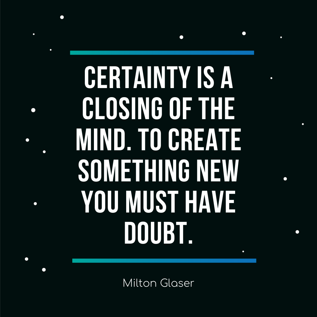 IllumeArt's tweet image. “Certainty is a closing of the mind. To create something new you must have doubt.” - Milton Glaser

#emrg #emrgdelhi #emrg2020 #emrgdelhi2020 #newmediaarts #artwork #artquotesoftheday #artists  #artandtechnology #newmediadesign #lightart #art_illume
