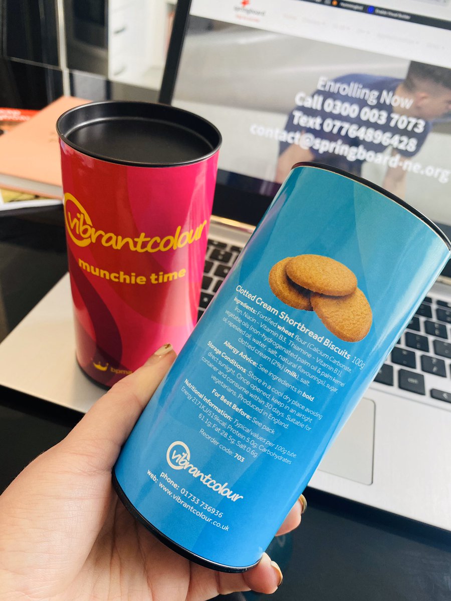 Our Marketing Officer received this lovely surprise and #workfromhome pick me up off the postie this Friday! 

Thank you to Springboard’s print supplier <a href="/Vibrant_Colour/">Vibrant Colour Promo</a> for these work from home treats! The pink ones are vanilla fudge. 

Anyone for a cuppa?