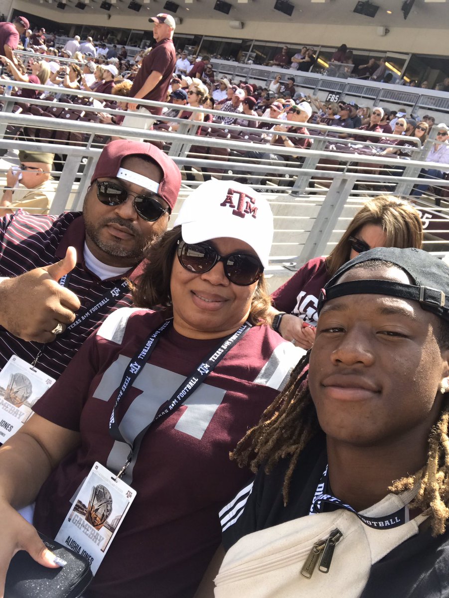 Friends, Family and AggieNation please help my wife and I wish our son @OriginalJaylon a very special Happy 1️⃣8️⃣th Birthday today!!! We are extremely proud of you and couldn’t ask for a better young man as our son! We love you💜 #12thMan #GigEm 👍🏽