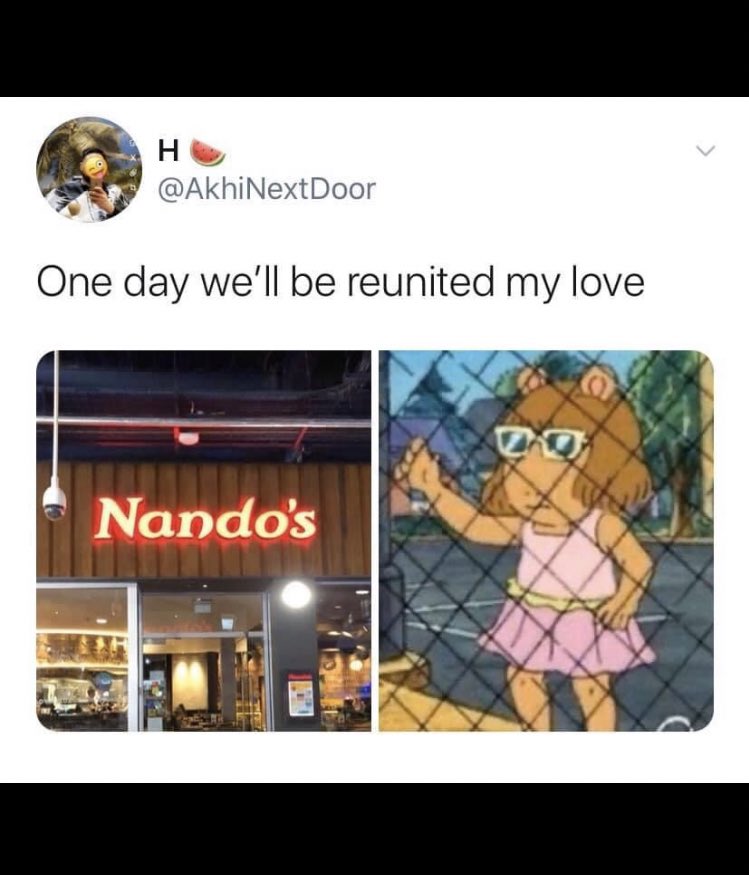 Who else misses Nandos 😩👀