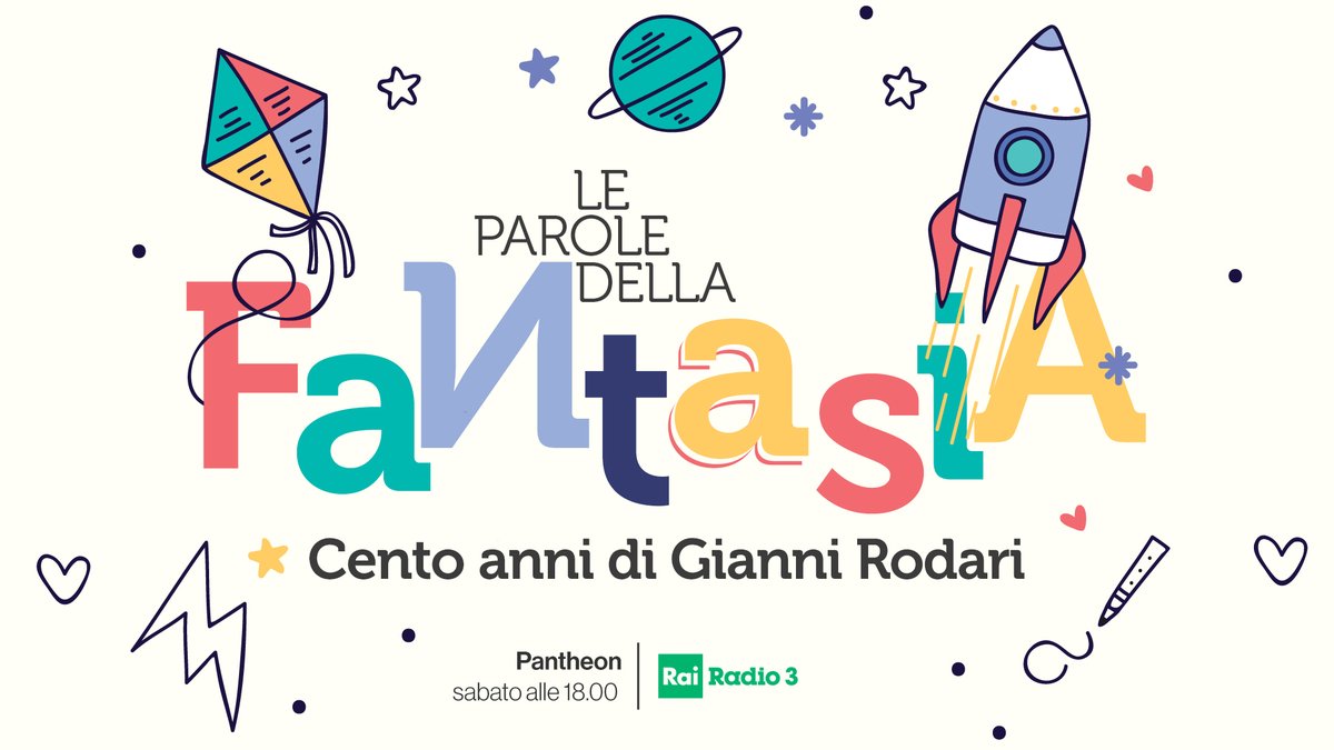 Se c’è "una logica", diceva, deve esistere anche "una fantastica" che ci permette di inventare storie. A cento anni dalla nascita, un ciclo di #Pantheon su Gianni Rodari e le parole della sua fantasia, che sono diventate di tutti. Dal 4 aprile alle 18, qui bit.ly/centorodari