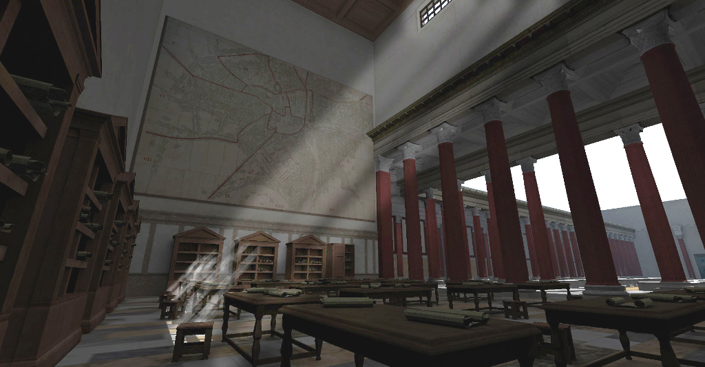 The temple was also home to the 'bibliotheca Pacis'; a library and administrative centre which later famously housed the enormous Forma Urbis Romae, an amazingly detailed map of Ancient Rome carved upon 150 Proconnesian marble slabs.  #LostRome