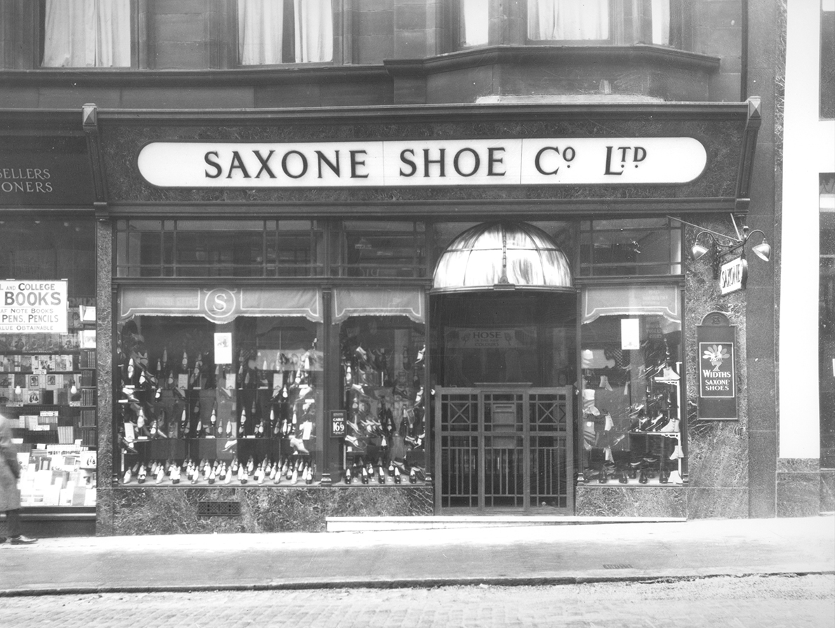 Glasgow City Archives on Twitter "Saxone Shoe Company at 145