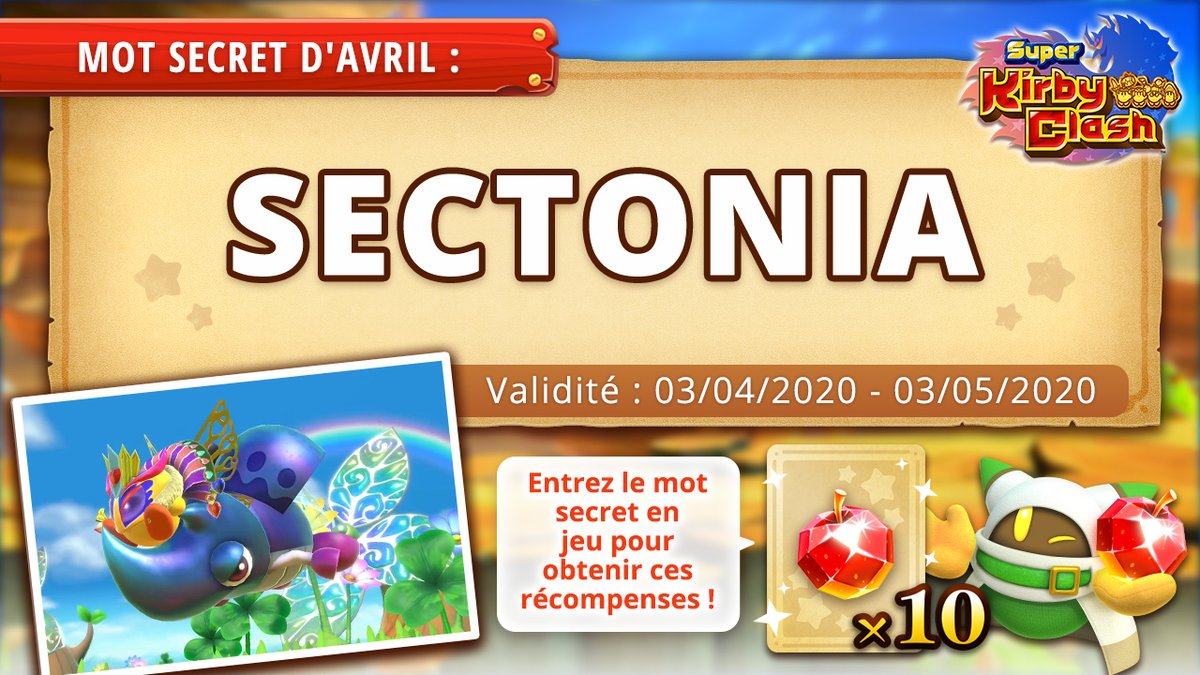 Mot Secret Super Kirby Clash 2022