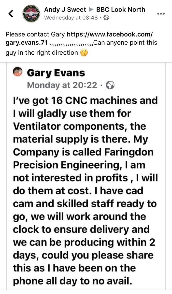 JeffSmithBTCC's tweet photo. Sadly I am not alone - the uk could pull together and do this but red-tape and bureaucracy and not enough organisation by the government is preventing it. Here’s another case @BBCLookNorth @BBCNorthampton the govt just aren’t responding quickly enough to their ‘website form’ 😠 https://t.co/EIugAKSACb