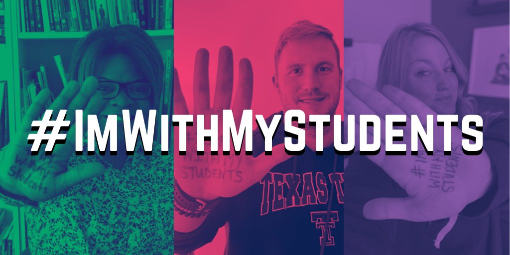 To highlight that we’re one with teachers everywhere, NCTE has created #ImWithMyStudents as a rallying point to support the overall education community weathering the pandemic. We hope you’ll join the movement. imwithmystudents.org