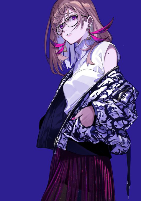 「purple skirt」 illustration images(Popular｜RT&Fav:50)