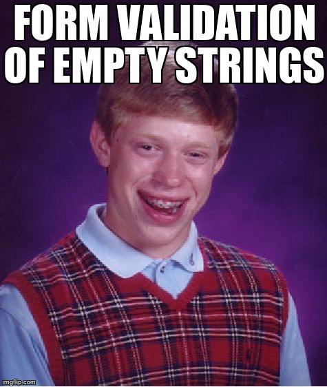 overflow_meme's tweet image. Form validation of empty strings stackoverflow.com/questions/5155… #c# #aspnetcoremvc