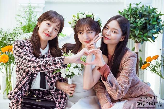 pretty young women trio   #BecauseThisIsMyFirstLife