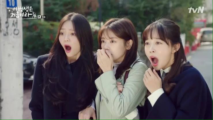 pretty young women trio   #BecauseThisIsMyFirstLife