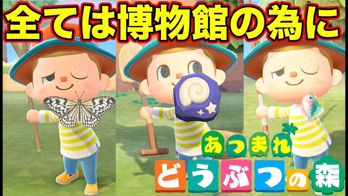 プリッとchannel ご存知かな 今日も刺されています 新種化石 虫 魚15種類集めるまで博物館建ちません T Co Mtafsqdmcf あつまれどうぶつの森 あつ森