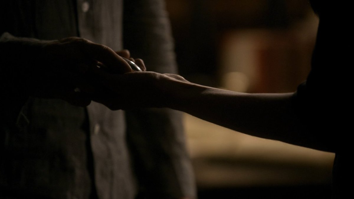 Are we holding hands already? Hell yeah. Fuck Stefan.