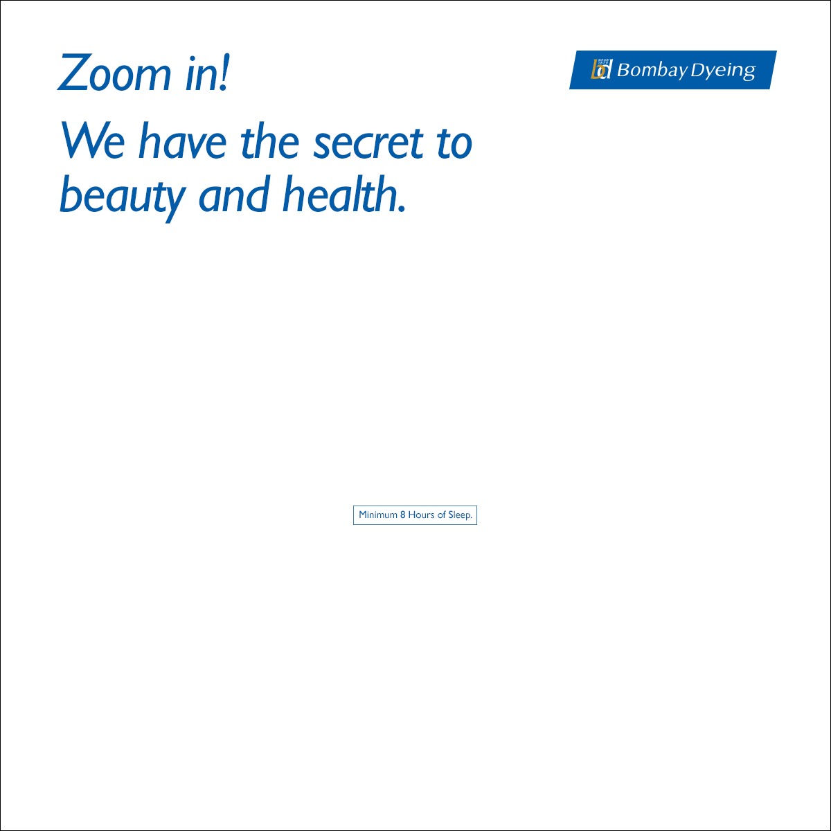 BombayDyeing_In's tweet image. These five magical words are the key to most of our health problems.
#TakeBackSleep #ZoomIn #PostFormat @bombaytimes @DelhiTimesTweet @Calcutta_Times @BangaloreTimes1 @EconomicTimes