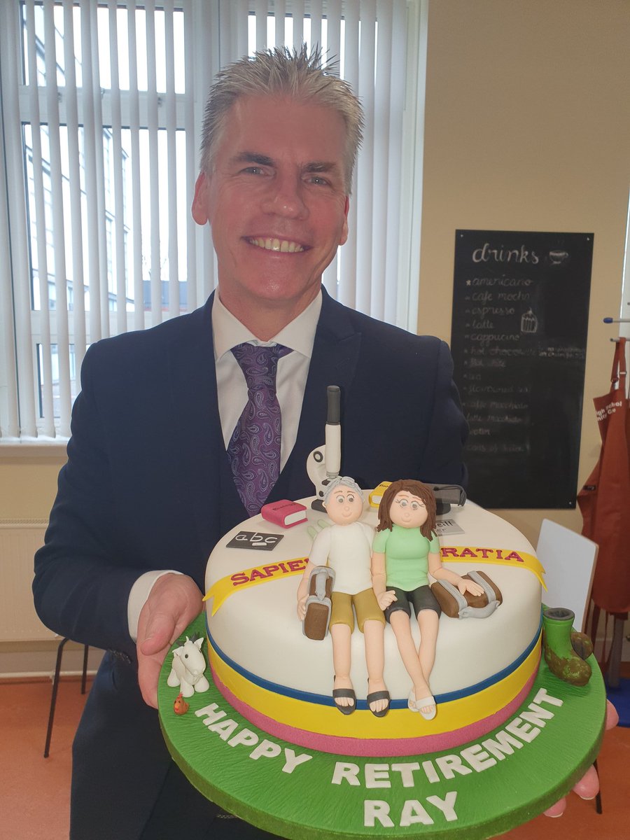StModansHS's tweet photo. Today is Mr O'Neill's last day as Headteacher of St Modan's High School.  We wish him all the best in his retirement and thank him for the immense contribution he had made to making St Modan's such a great place to learn and work. Will will miss you! https://t.co/gFoJJ1ZQSO