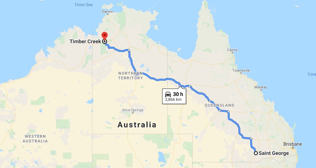 We had a lady on the program this morning whose been camping in Timber Creek for six days waiting for her special exemption to be approved, after driving 3000km from Qld for a contract muster job in the Kimberley. But good news is, the exemption process started moving along 2day!