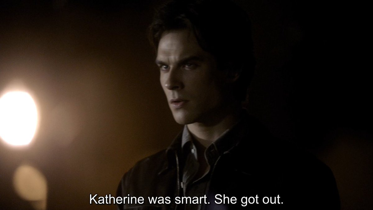 Honestly? I would just stick with Damon. Or even Elijah, he's older, kinda smarter. Katherine is just an asshole.