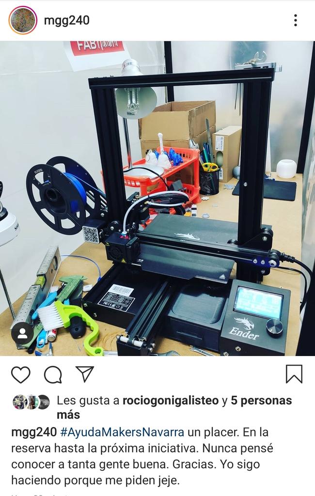 Gracias #AyudaMakersNavarra. Gracias <a href="/AyudaMakersNAV/">#AyudaMakersNavarra</a> por todo.
Un placer