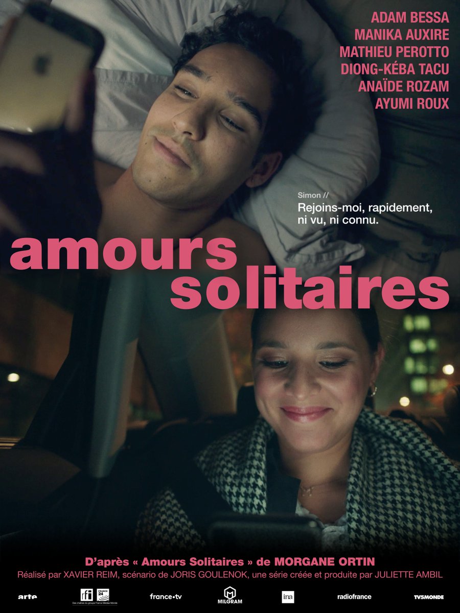 [THREAD] 
#AmoursSolitaires, une histoire d’amour dans tous ses formats. 

La série <a href="/a_s_officiel/">Amours solitaires</a>, adaptée du roman de l'auteure <a href="/MorganeOrtin/">Morgane Ortin</a> démarre dès le 6 avril sur les comptes #Youtube et #Instagram de <a href="/ARTEfr/">ARTE</a> et les nôtres, dans deux angles et formats différents...