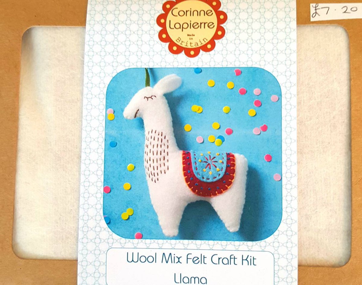 Excited to share the latest addition to my #etsy shop: Llamas craft kit Corinne Lapierre #easter #sewing  #relaxingcraft #sewinggift #craftkit #handsewing etsy.me/2we9nq4