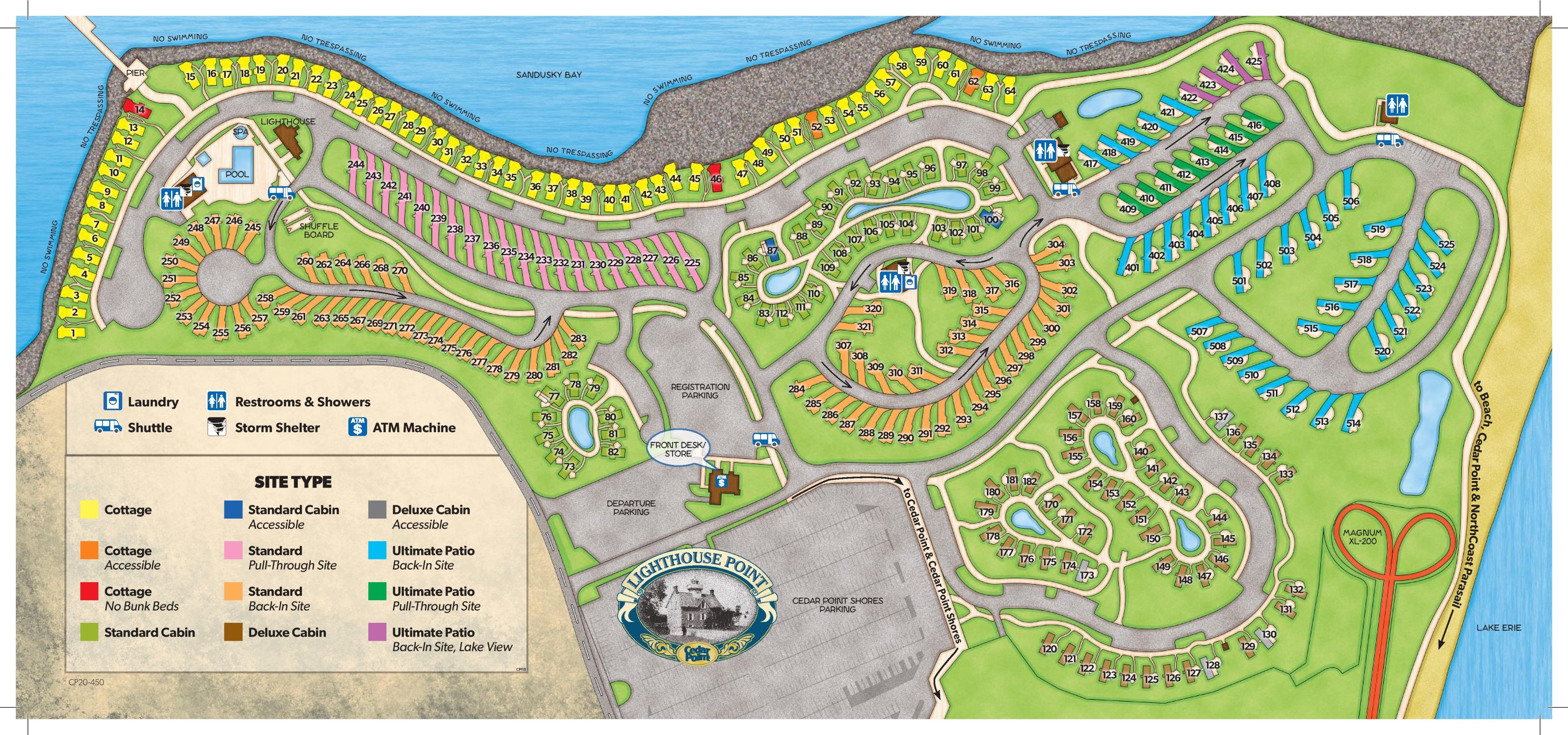 Cedar Point Map 2020 Cp Food Blog On Twitter: "New 2020 Cedar Point Lighthouse Point Map Now  Available, Showing Addition Of Premium Sites On Location Of Former  Sandcastle Suites Hotel. Https://T.co/Vmyqi5X6Yg" / Twitter