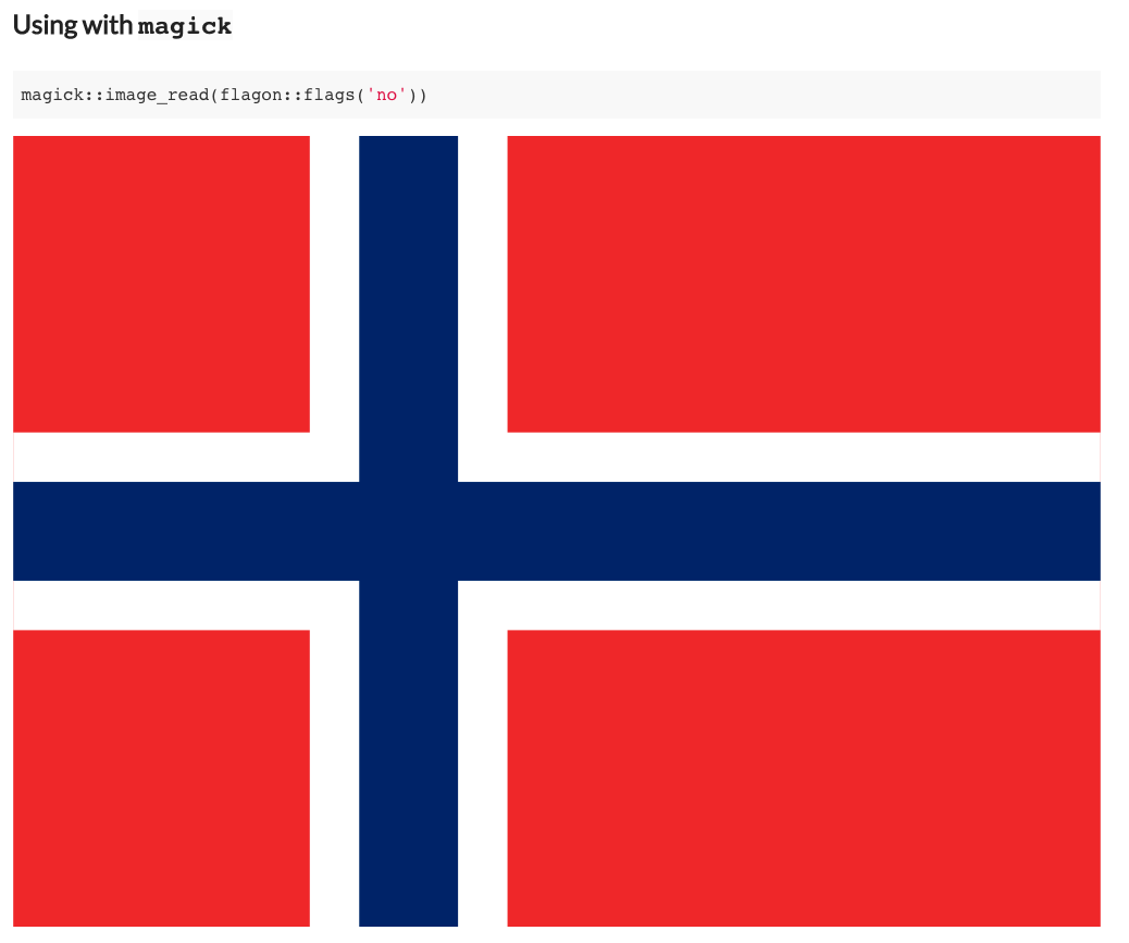 coolbutuseless's tweet photo. Introducing {flagon} - a package containing all country flags in PNG & SVG (public domain from Wikipedia).
I wrote this pkg so I could easily use flags in some {ggpattern} experiments.
github: https://t.co/xzB8hVa2Qo
post: https://t.co/7LNZQfjiZH
#RStats #ggpattern https://t.co/0xBIffhng8
