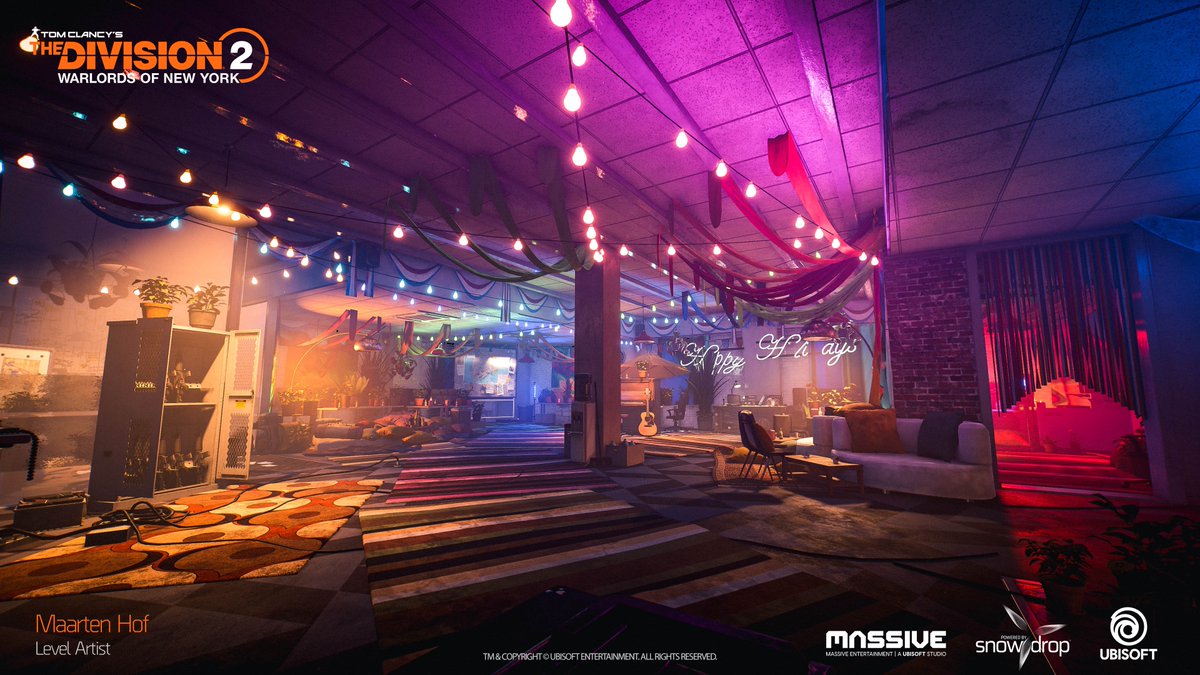 maartenjhof's tweet photo. I can share some of the work I did for the "Warlords Of New York" expansion! This was a super fun project to work on! More on my Artstation: https://t.co/ign4vEOkyn
#gameart #tctd #environementart #TheDivision2 #warlordsofnewyork https://t.co/JECr72QlfS