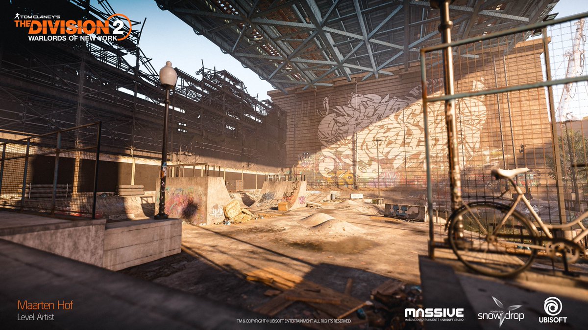 maartenjhof's tweet photo. I can share some of the work I did for the "Warlords Of New York" expansion! This was a super fun project to work on! More on my Artstation: https://t.co/ign4vEOkyn
#gameart #tctd #environementart #TheDivision2 #warlordsofnewyork https://t.co/JECr72QlfS