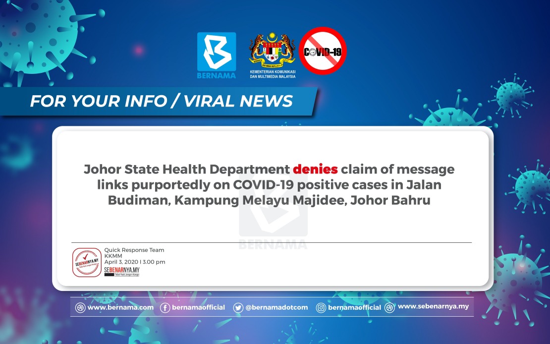 Bernama On Twitter Covid19 List Of Fake News As Of 3 Pm Today Kkmm Https T Co 7puah96sb0
