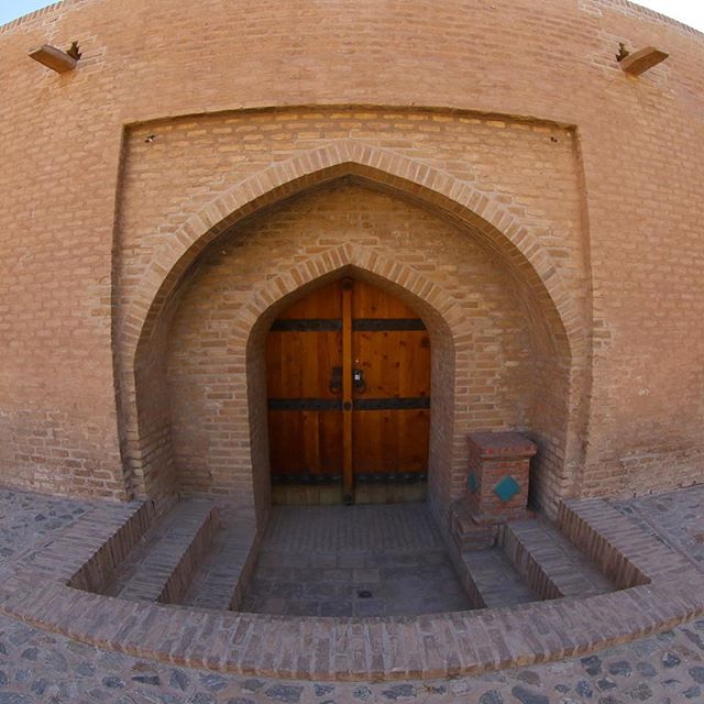 Traditional gateway to a home in the old city of Herat.