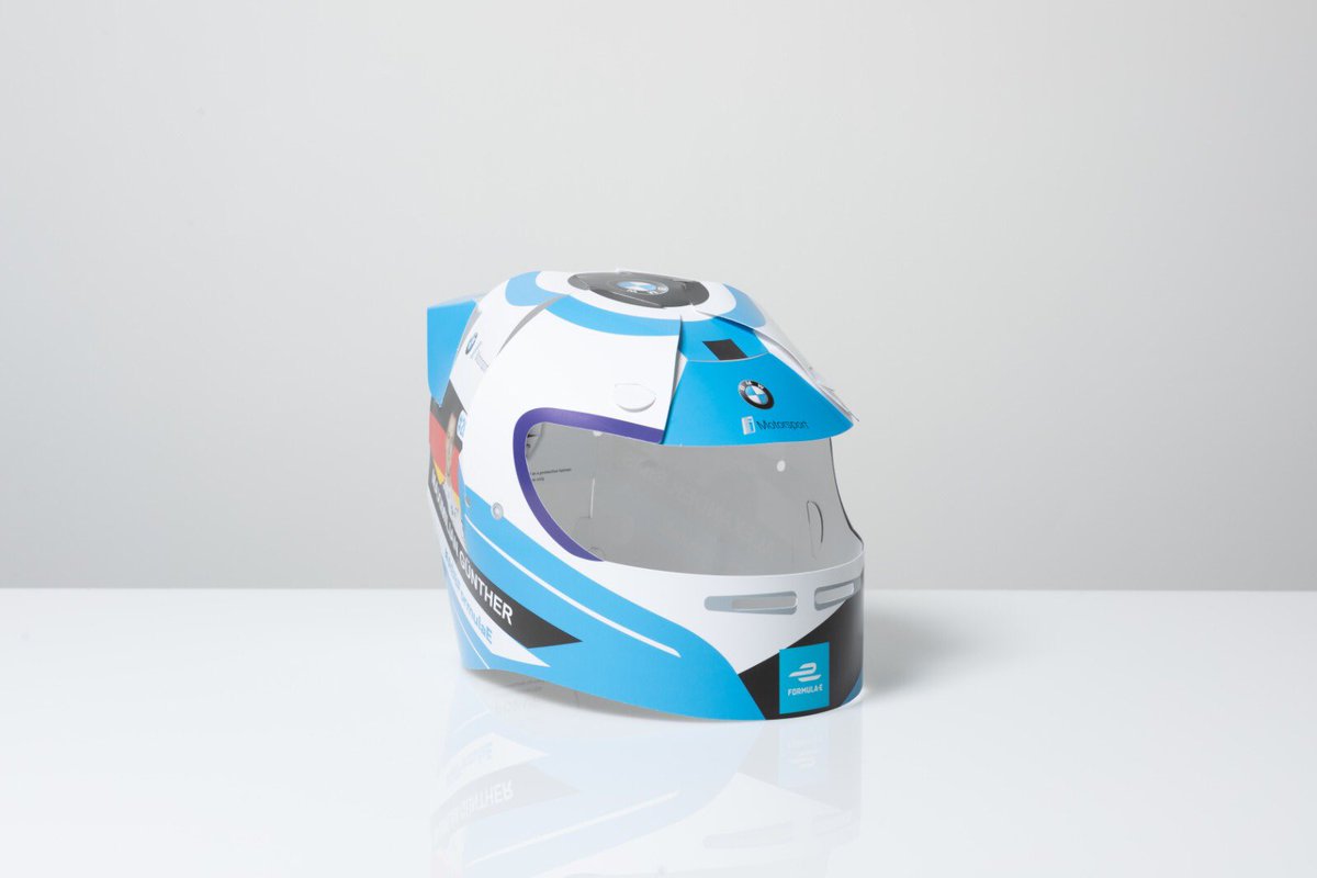 Pop_upmarketing's tweet photo. Who’s Formula E Team Helmet is more 🔥, BMW or Audi? #fiaformulae #paperhelmet #bmwmotorsport #audimotorsport https://t.co/XCbqTx3nbN