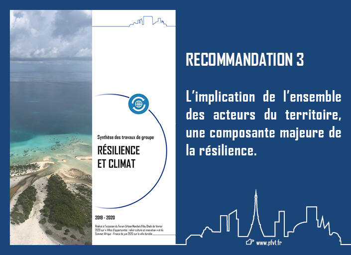 LePFVT's tweet photo. Pour ce #VendrediLecture, plongez-vous dans le livret de synthèse du groupe de travail du #PFVT "Résilience et adaptation au changement climatique", co-piloté par @Fr_VilleDurable et @ENGIEgroup.
➡️https://t.co/w4TjViRHpi
#resilience #changementclimatique https://t.co/ACzdnRGyjG