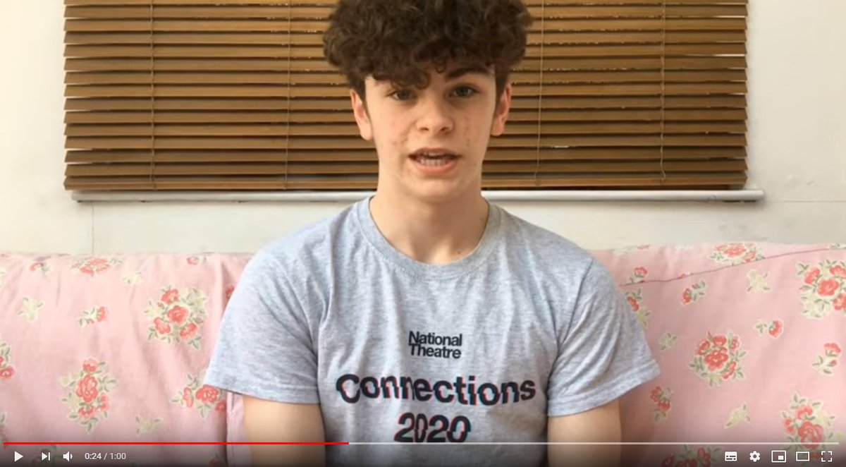 Closer to home (for us anyway) here are the young people of  @EndLondon with their Week One video (and some pretty great  @NTConnections T-shirts)