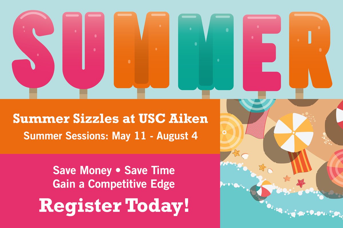 Accelerate your degree program, or catch up on degree credits.

Focus on a challenging course, or lighten your upcoming fall and spring course loads.

Pacer students can register now – take advantage by registering today through my.usca.edu