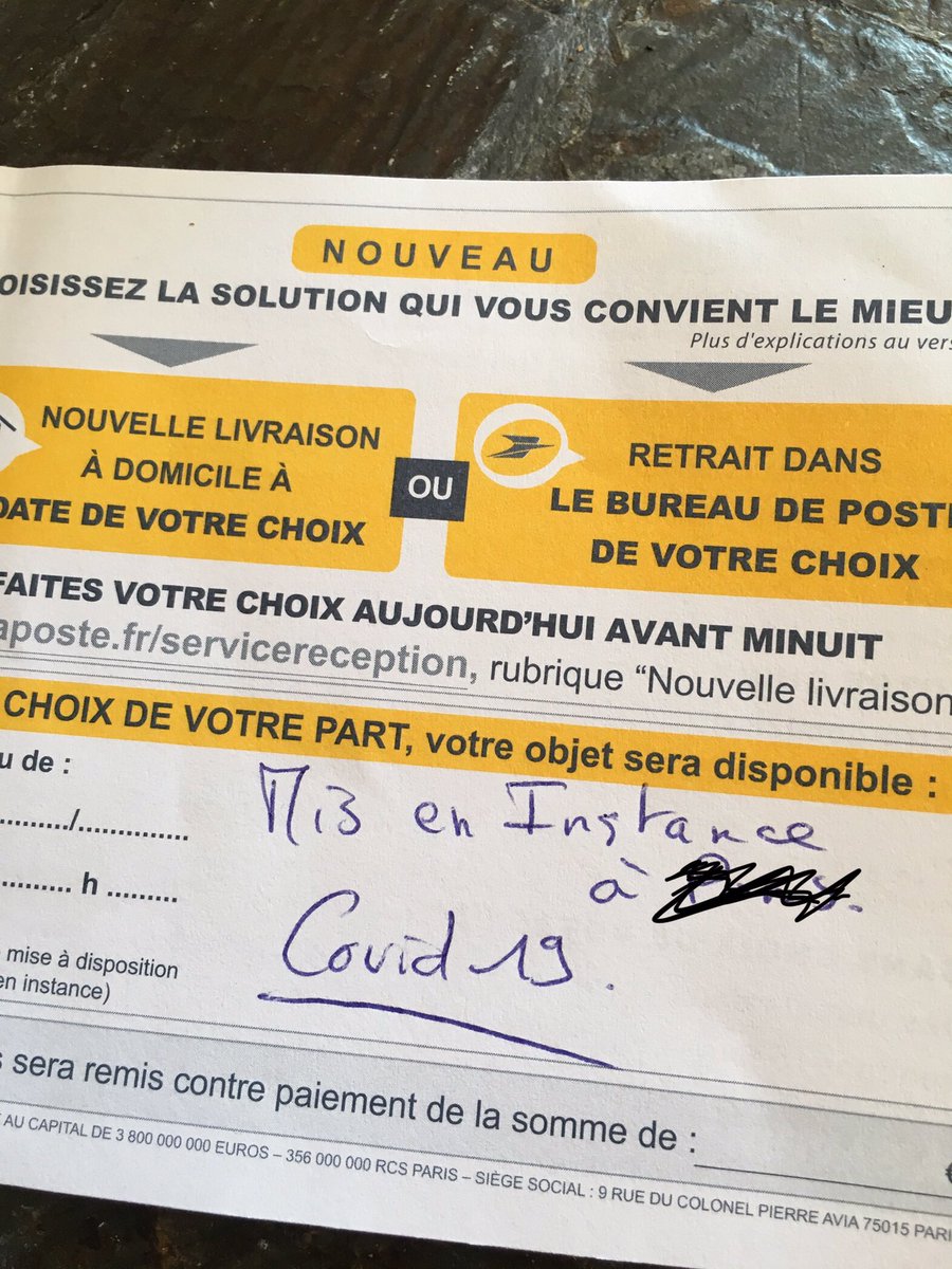 La Poste A Twitter Bonjour Si Le Bureau De Poste Ou Se Trouve Votre Pli Recommande Est Ferme Le Mise A Disposition Sera Prolongee A La Reouverture Du Bureau Je Vous Invite