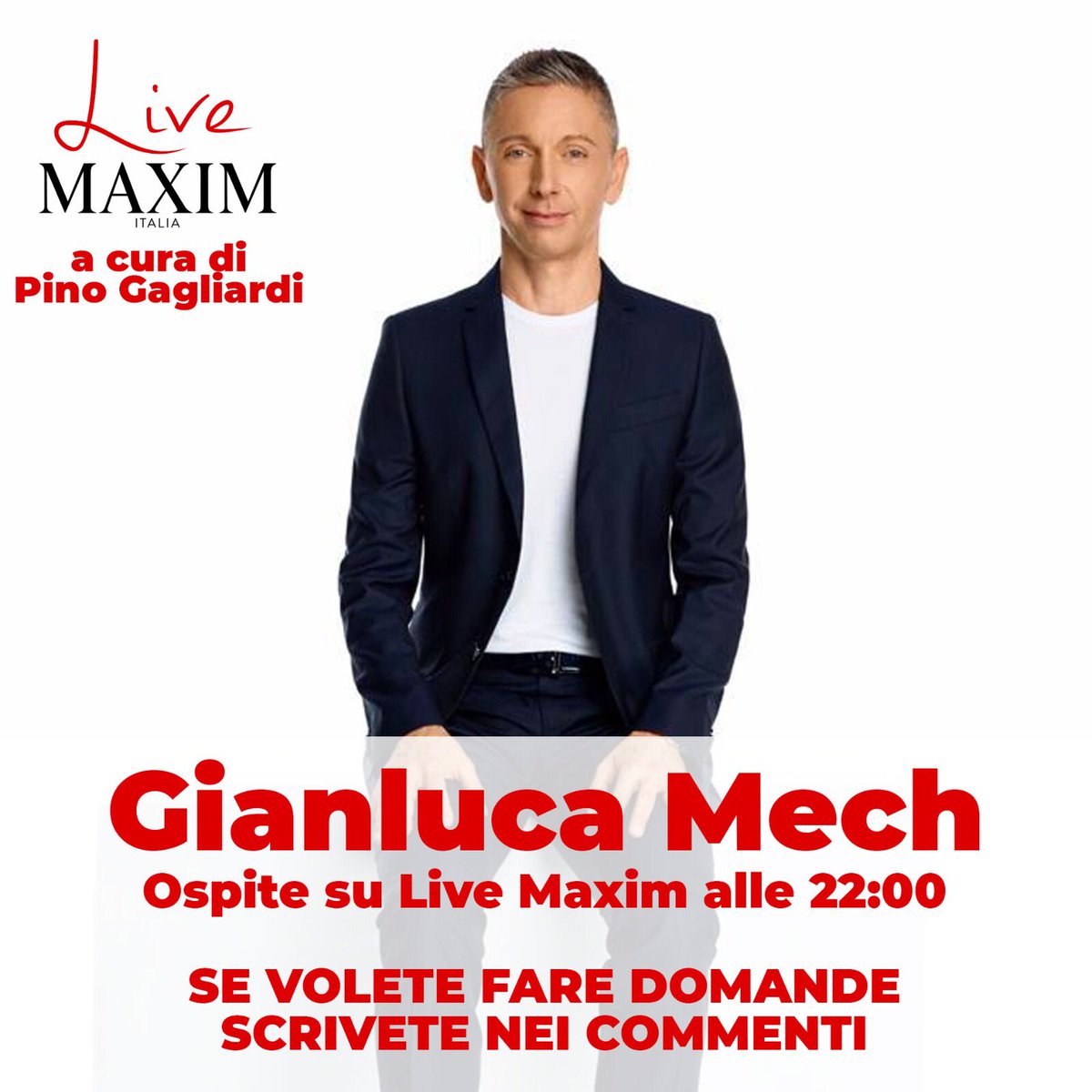 L'imprenditore @Gianluca_mech, ideatore del metodo dimagrante @Tisanoreica, sará l’ospite di #LiveMaxim questa sera alle 22 sul profilo Instagram di @MaximItalia. Se avete domande scrivetele nei commenti @gmechfanclub #isoladeifamosi #lingredienteperfetto #ricetteallitaliana