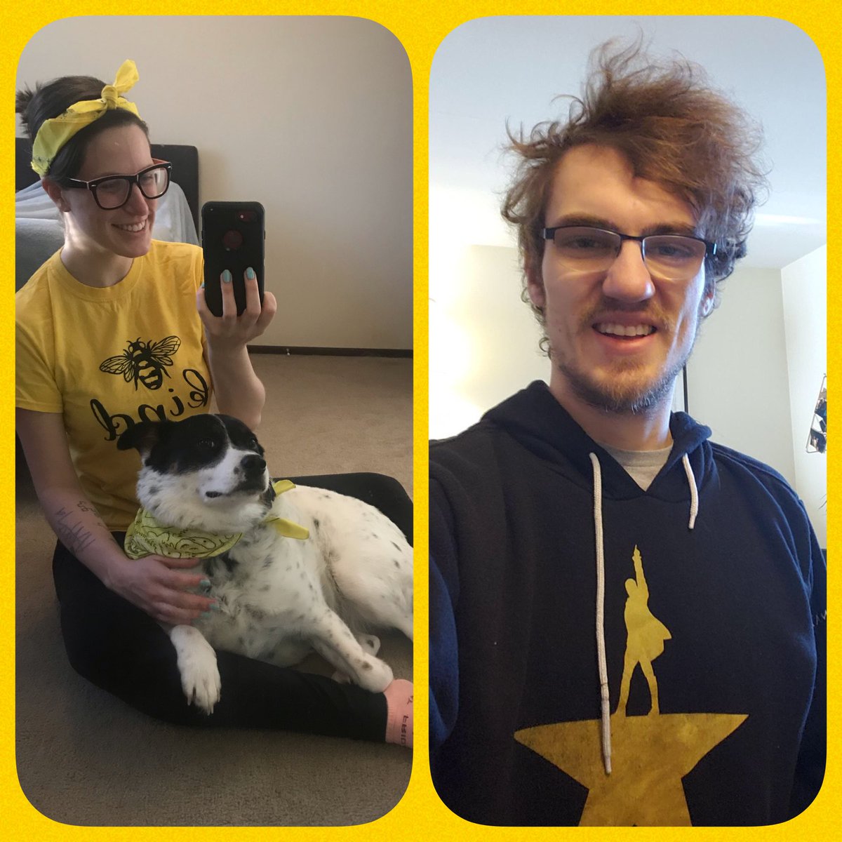 MissHersheyCFHS's tweet photo. Happy Friday! 🥳💛🖤 #RemoteBTP #blacktigerpride #SpiritWeek https://t.co/3sRyl8Kr2q
