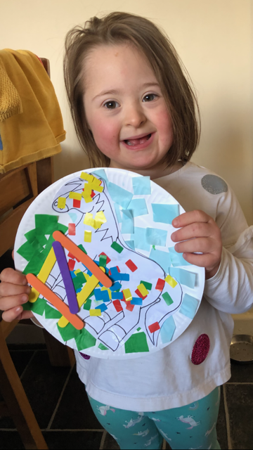 We loved seeing our participants doing some fantastic <a href="/RDAnational/">Riding for the Disabled Association (RDA)</a> work at home through a difficult time - Here is one of the riders at South Notts RDA showing us her brilliant art &amp; crafts work yesterday 🐴🎨🤩

#RDA #COVID19 #WorkingfromHome #Fun #HelpingOthers #FridayFeelings