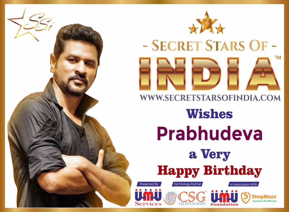 MahenderSaluja's tweet photo. Secret Stars of India wishes @PDdancing a Very Happy Birthday
#HappyBirthdayPrabhuDeva #PrabhuDeva #birthday
#happy #celebration #birthdaycelebration
#events #mahendersaluja #secretstarsofindia #secretstars #umadeus #umadeusfoundation #umadeusservices #csgtechnologies #shopmozo https://t.co/PHum8mlhtL