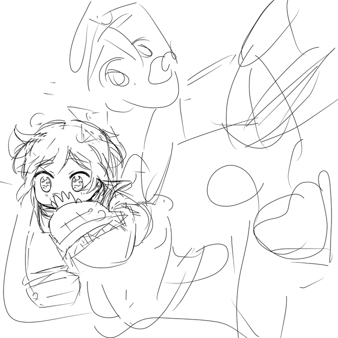 よすぎて10000ダメージ食らった👾

髪ほどいた絵も描きたいねぇ 